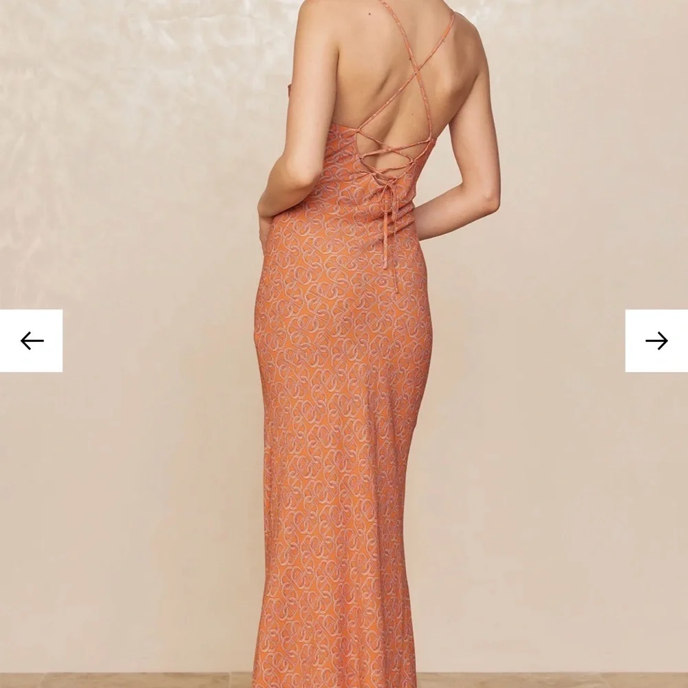 Monday Swimwear Terracotta Maxi Dress - Picture 3 of 5